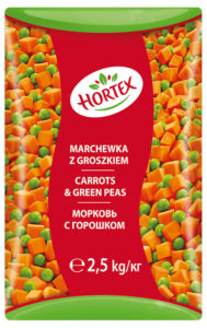Carrots & green peas 2,5kg