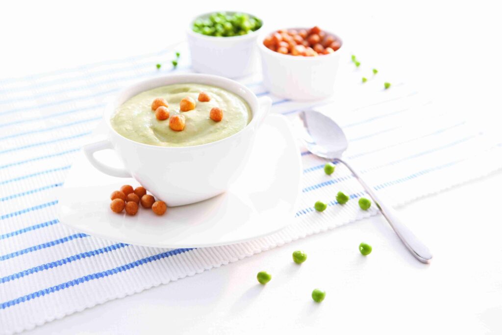 Zupa krem z zielonego groszku