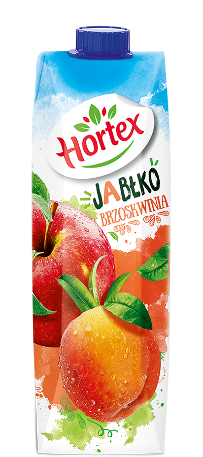 Apple-Peach drink carton 1l