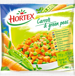 Carrots & green peas 400g