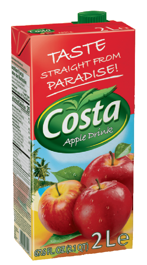 Costa Apple drink carton 2l